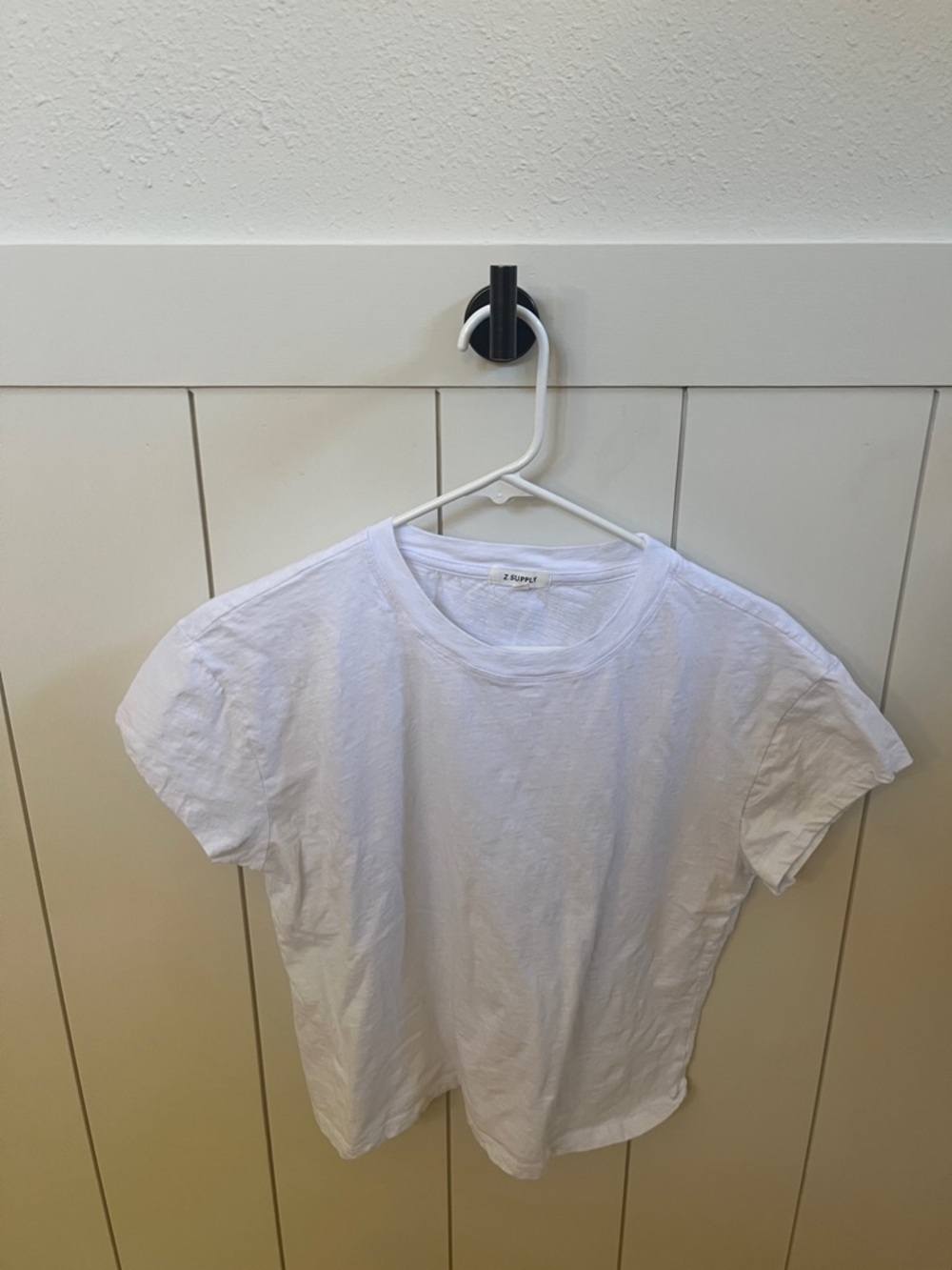 Z Supply White Short Sleeve Crew Tee